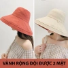 Mũ Nón Vải Trơn Rộng 2 Mặt Đổi Màu Chống Nắng Hàn Quốc Nữ - Giá chỉ 82.000₫ 6