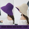 Mũ Nón Vải Trơn Rộng 2 Mặt Đổi Màu Chống Nắng Hàn Quốc Nữ - Giá chỉ 82.000₫ 7
