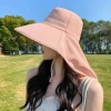 Mũ nón vành rộng che gáy che nắng, bảo vệ toàn phần, giá ưu đãi 68.000 VND 4