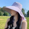 Mũ nón vành rộng che gáy che nắng, bảo vệ toàn phần, giá ưu đãi 68.000 VND 7