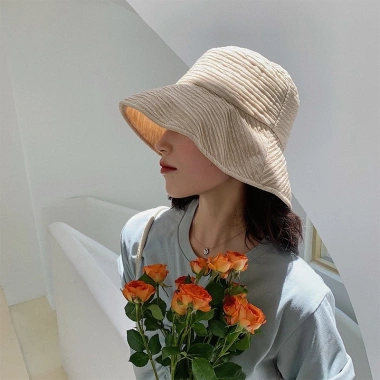 Mũ nón vành rộng chống nắng gân ngang xinh - Giá chỉ 68k giảm từ 85k