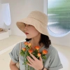 Mũ nón vành rộng chống nắng gân ngang xinh - Giá chỉ 68k giảm từ 85k 5