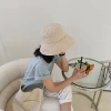 Mũ nón vành rộng chống nắng gân ngang xinh - Giá chỉ 68k giảm từ 85k 6