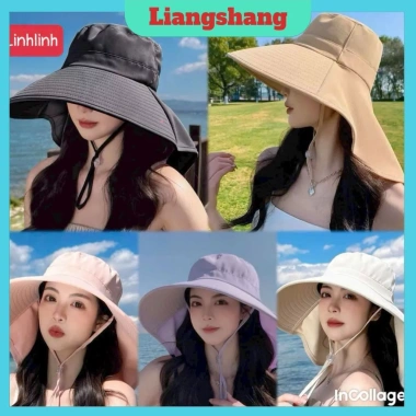 Mũ Nữ Mùa Hè Trùm Đầu Ngư Dân Chống Nắng UV, Vành Lớn Gập Gọn, Giá 36.999 VND
