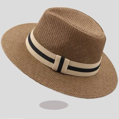 Mũ Phớt Cói Vành Rộng Unisex - Thoáng Mát, Nhẹ, Chống Nắng, Vintage, Thời Trang - 72.000đ