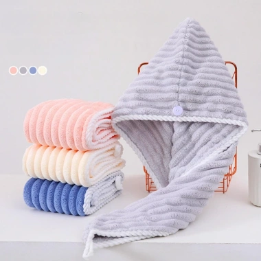 Mũ Quấn Tóc Lông Dệt Sóng Thấm Hút, Khăn Bông Ủ Quấn Tóc Khô – Giá 20.000đ 6 Mũ Quấn Tóc Lông Dệt Sóng Thấm Hút, Khăn Bông Ủ Quấn Tóc Khô – Giá 20.000đ 6