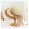 Mũ rơm biển kỳ nghỉ nơ streamer, chống nắng, có thể buộc đuôi ngựa – Giá ưu đãi 139.320 VND 8