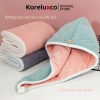 Mũ sấy tóc thấm nhanh, khô vải coral fleece 2 lớp mềm, khăn trùm đầu - 29.000 VND