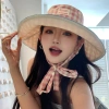 Mũ Tai Bèo Chống Nắng Vành Rộng 2 Mặt Caro Pastel Bucket Dây Nơ Đi Biển Giá 118k 3
