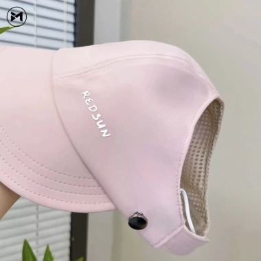 Mũ tai bèo hở chóp vải thun lạnh, che nắng thời trang hè cho nữ - 45k