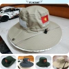 Mũ tai bèo thêu cờ đỏ sao vàng, chống nắng mưa, thiếu niên tình nguyện – 35.000₫