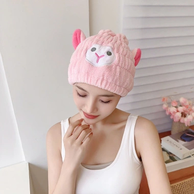 Mũ Tắm Gấu Cừu, Kỳ Lân, San Hô Nhung – Hoạt Hình Tóc Khô cho Trẻ & Người Lớn, Giá 53,232₫