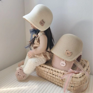 Mũ trẻ em phong cách Hàn Quốc Cổ Tích mùa hè, thoáng khí, chống nắng, du lịch, nam nữ - 129.600₫ 3
