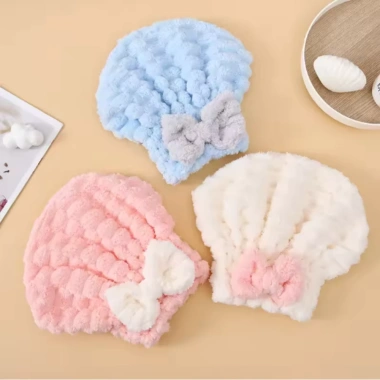Mũ Trùm Đầu Cotton JULEP BEAUTY - Hỗ Trợ Khô Tóc, Thấm Hút Nước, 44.000 VNĐ