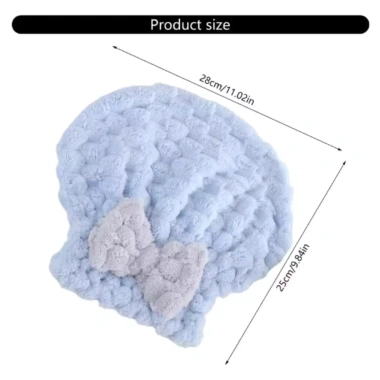 Mũ Trùm Đầu Cotton JULEP BEAUTY - Hỗ Trợ Khô Tóc, Thấm Hút Nước, 44.000 VNĐ