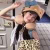 Mũ Trùm Đầu Du Lịch cho Máy Bay, Tàu, Xe Lửa - Hỗ Trợ Ngủ, Điều Chỉnh, Dễ Thương 2