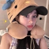Mũ Trùm Đầu Du Lịch cho Máy Bay, Tàu, Xe Lửa - Hỗ Trợ Ngủ, Điều Chỉnh, Dễ Thương 5