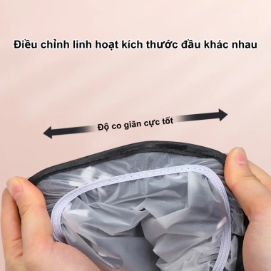 Mũ ủ tóc khi tắm họa tiết nơ 2 lớp Xclean chống nước co giãn - Giá chỉ 19.000đ 7