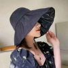 Mũ vải mềm hở chóp chống nắng UV vành rộng giá rẻ - Giảm còn 41.000₫ 3
