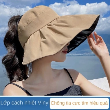 Mũ vải mềm hở chóp chống nắng UV vành rộng giá rẻ - Giảm còn 41.000₫ 7 Mũ vải mềm hở chóp chống nắng UV vành rộng giá rẻ - Giảm còn 41.000₫ 7