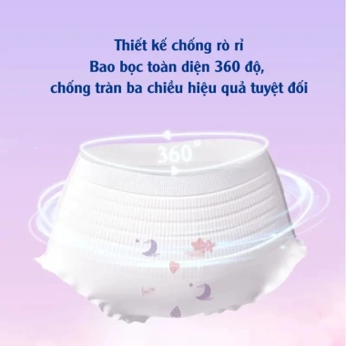 Mua 5 tặng 1 Băng vệ sinh dạng quần Minemoon chống tràn ban đêm size S/M/L/XL 30 miếng