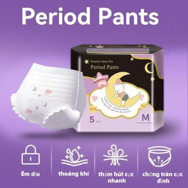 Mua 5 tặng 1 Băng vệ sinh dạng quần Minemoon chống tràn ban đêm size S/M/L/XL 30 miếng 10 Mua 5 tặng 1 Băng vệ sinh dạng quần Minemoon chống tràn ban đêm size S/M/L/XL 30 miếng 10