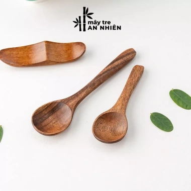Muỗng gỗ cán dài cao cấp - Lấy mật ong, múc gia vị, cafe Nhật, giá chỉ 8.000₫ 7