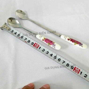 Muỗng inox 304 dày cán sứ cao cấp - Muỗng súp, thìa cà phê đen, đá, giá chỉ 15.000đ 3 Muỗng inox 304 dày cán sứ cao cấp - Muỗng súp, thìa cà phê đen, đá, giá chỉ 15.000đ 3