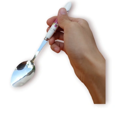 Muỗng inox 304 dày cán sứ cao cấp - Muỗng súp, thìa cà phê đen, đá, giá chỉ 15.000đ 10 Muỗng inox 304 dày cán sứ cao cấp - Muỗng súp, thìa cà phê đen, đá, giá chỉ 15.000đ 10