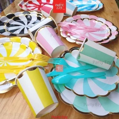 Muỗng Nĩa Dao Nhựa 6 Màu Phụ Kiện Tiệc Sinh Nhật Ăn Bánh Kem Giá Chỉ 8.550₫ 5