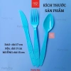 Muỗng Nĩa Dao Nhựa 6 Màu Phụ Kiện Tiệc Sinh Nhật Ăn Bánh Kem Giá Chỉ 8.550₫ 7
