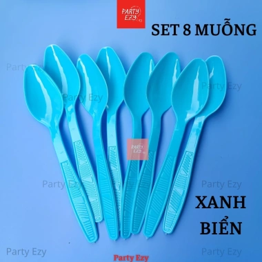 Muỗng Nĩa Dao Nhựa 6 Màu Phụ Kiện Tiệc Sinh Nhật Ăn Bánh Kem Giá Chỉ 8.550₫ 10