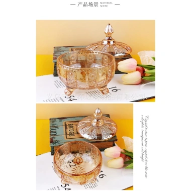 Mứt 3 Chân Size To - Hũ Thủy Tinh 12cm Nguyên Nhân, Thố 3 Chân Hot Trend 2.025 Giá 33.000đ 3