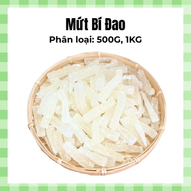 Mứt Bí Đao giòn ngọt truyền thống hàng loại 1 - Giá ưu đãi 53.000 VND