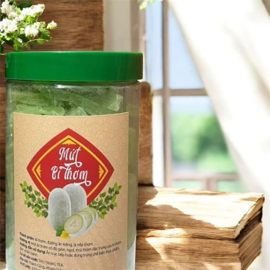 Mứt Bí Thơm Ba Bể (Mứt Bí Phấn) Sấy Lạnh - Giòn Mọng Nước, Giá 135.000đ (Giảm từ 171.450đ)