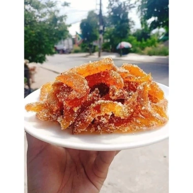 Mứt cóc sấy dẻo chanh muối không hạt Hoàng Minh Food Ô mai cóc dẻo, đồ ăn vặt chua ngọt cay, đặc sản Đà Lạt giá chỉ 69.000₫ 3
