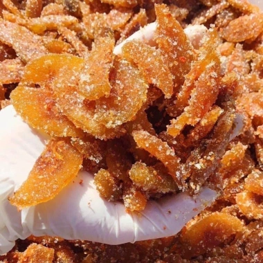 Mứt cóc sấy dẻo chanh muối không hạt Hoàng Minh Food Ô mai cóc dẻo, đồ ăn vặt chua ngọt cay, đặc sản Đà Lạt giá chỉ 69.000₫ 6