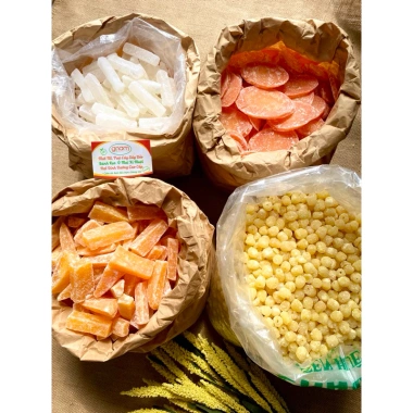 Mứt Củ Năng Sấy Dẻo Thơm Ngon, Chất Lượng Đặc Biệt - Túi 500g/1kg Giá 159.000 VND 8 Mứt Củ Năng Sấy Dẻo Thơm Ngon, Chất Lượng Đặc Biệt - Túi 500g/1kg Giá 159.000 VND 8