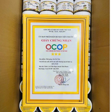 Mứt Gừng Viên 300g QNA Farm Ngừa Viêm Họng Say Tàu Xe OCOP 3 Sao 38.999₫ 9