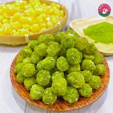Mứt Hạt Sen ít Đường 3 vị Truyền thống, Matcha, Gừng - Quà Tết Bánh Tết 132k 6