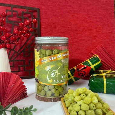 Mứt Hạt Sen ít Đường 3 vị Truyền thống, Matcha, Gừng - Quà Tết Bánh Tết 132k 8