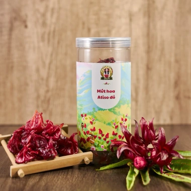 Mứt hoa atiso đỏ Băng Châu Natural Gift – ít ngọt, siêu giòn, hàng Việt, 80.000₫ 3