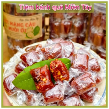 Mứt mãng cầu muối ớt Miền Tây 500g - Hương vị độc đáo, giảm giá chỉ 85.000 VND Mứt mãng cầu muối ớt Miền Tây 500g - Hương vị độc đáo, giảm giá chỉ 85.000 VND