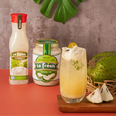 Mứt Măng Cầu Nguyên LaFresh 850g - Thơm Ngon, Dùng Pha Trà Trái Cây, Đá Xay, Sữa Chua