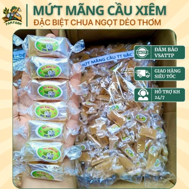 Mứt Mãng Cầu Quấn, Me, Cay - Đặc Biệt Chua Ngọt Dẻo, Giá 91.000₫ (Giảm từ 111.930₫)