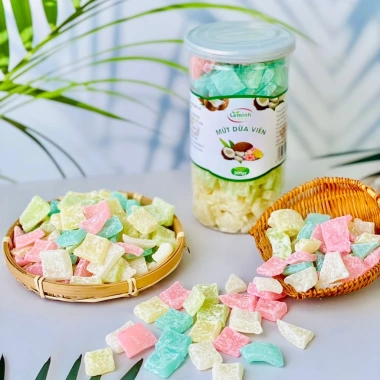 Mứt Tết Lê Minh Food - Dừa Non, Me, Gừng Viên, Mãng Cầu | 128.000đ giá gốc 163.840đ