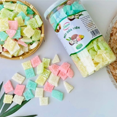 Mứt Tết Lê Minh Food - Dừa Non, Me, Gừng Viên, Mãng Cầu | 128.000đ giá gốc 163.840đ 6 Mứt Tết Lê Minh Food - Dừa Non, Me, Gừng Viên, Mãng Cầu | 128.000đ giá gốc 163.840đ 6