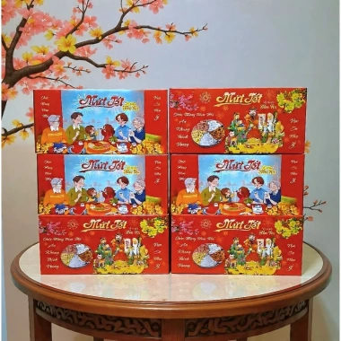 Mứt Tết Thập Cẩm Tâm An 120gr - Hộp Đóng Giỏ Quà Tặng 2.026 Giá ưu đãi 39.000₫ 2