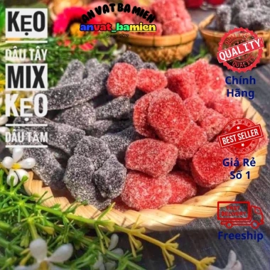 Mứt trái cây 1Kg - Dâu Tằm & Dâu Tây chua ngọt tự nhiên, kẹo mix, giảm giá 20% chỉ 36.000₫ 2 Mứt trái cây 1Kg - Dâu Tằm & Dâu Tây chua ngọt tự nhiên, kẹo mix, giảm giá 20% chỉ 36.000₫ 2