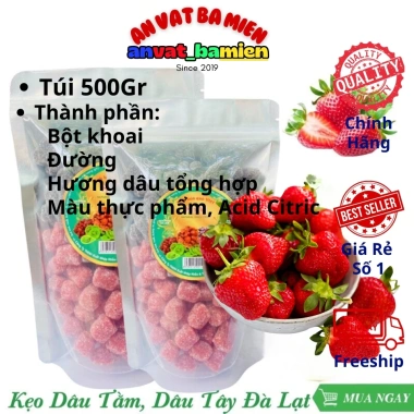 Mứt trái cây 1Kg - Dâu Tằm & Dâu Tây chua ngọt tự nhiên, kẹo mix, giảm giá 20% chỉ 36.000₫ 3 Mứt trái cây 1Kg - Dâu Tằm & Dâu Tây chua ngọt tự nhiên, kẹo mix, giảm giá 20% chỉ 36.000₫ 3